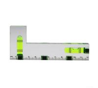Household Level Ruler, 120mm Transparent with Convenient Magnetic Suction