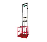 Household lift truck Small Lifting Platform, Warehouse, Dock, Basement, Simple Elevator Guide Rail Electric Lift Tables