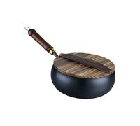 Household -non-stick woking doll, heat resistant cast iron cookware, developed for daily use in the home, this pan is made of reliable iron, the hard
