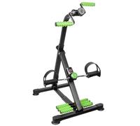 Household Pedal Exerciser Bike, Indoor Cycling Fitness Rehabilitation Training Equipment,Home Workout Physical Therapy for Seniors, Height and Resistance Adjustable Pedal Exerciser(Green)