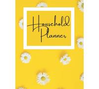 Household Planner (One Year Undated): Budgeting sheets, groceries and essentials shopping list, bill tracker, savings tracker all included for each month!