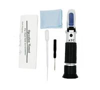 Household Portable Measuring Tools Instrument 0-32% Refractometer Handheld-Brewing Auto Sugar Meter Beer Tool Wine Food Analysis Instrument Household Portable Measuring Tools