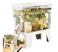 Household Refrigerator Cold Kettle - Fridge Beverage Drink Dispenser | Drinks Dispenseř Fruit Infusing Water Dispenser Container, Large Capacity Summer Cold with Tap, Lemon Tea Juice Jug.