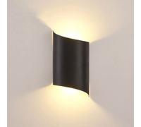Household Simple Die-cast Aluminum Wall Lamp IP65 Waterproof and Rust-Proof Wall Light LED Energy-Saving Light Source Wall Sconce Courtyard Villa Exterior Wall Lighting Made in China