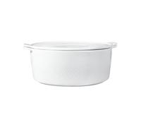 Household simple underglaze exquisite binaural ceramic soup pot with lid -10 "