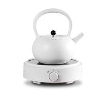 Household Small Electric Ceramic Stove Tea Boiler 800W Small Induction Cooker Water Boiler,White