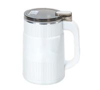 Household Small Powder Grinding Machine, Electric Spice Grinder Fine Powder, Stainless Steel Multifunctional Powder Grinder for Herbs Spices Coffee Beans Nuts Grains (White)