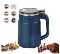 Household Small Powder Grinding Machine, Grain Mills, Herb Grinder, Spice Grinder, Electric Coffee Grinder, Multifunctional Grinding Machine with 304 Stainless Steel Blade (Blue)