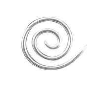 Household Spiral Cable Needle Stitch Holder Tapestry Crochet Pins Knitting Weaving Needles Handknitting Handicraft 1 Piece Silver, 1 Piece