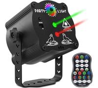 Household Stage Projector Lights - Outdoor Christmas LED Colorful Lights With Remote Control Timer for Courtyard Garden Party