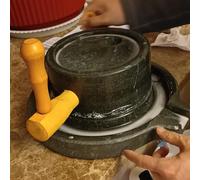 Household Stone Grain Grinder Mill, Corn Spice Coffee Rice Grinding Mill Pulverizer, Hand Crank Classic Stone Mill Machine for Soymilk Tofu
