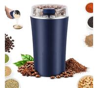 Household Superfine Grinder Electric Grain Mill for Home Use - 300W High Speed Multi-Grain Powder Machine, Stainless Steel Spice & Herb Dry Food Mill with Fine Coarse Settings (2PC)