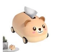 Household Tissue Box,Bear Facial Paper Holder | Multifunctional Cartoon Animals Tissue Box, Cute Decorative Tissue Box for Desk, Bathroom