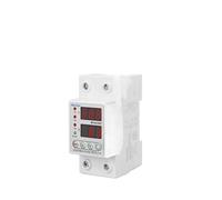 Household Usage Dual LED Display 40A 63A Din Rail 230V Adjustable Voltage Protector Relay with Limit Current Protection(25 V)