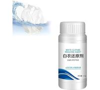 Household White Clothing Reducing Agent, White Clothes Reducing Agent, Stubborn Stains Cleaner, Remove Stains Reducing Agent, Exclusively for White Clothes, 110g (1pcs)