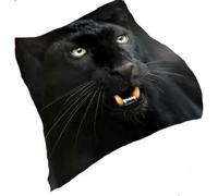 Householdfurnishing 3D Animal Print Effect Mink Faux Fur Throw Fleece Blanket Soft Warm Bed Sofa (Black Panther, Small 150 x 200 cm)