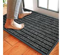 Householdfurnishing Heavy Duty Floor Mat Carpet Bath Mat Small Medium Large in Multi Colours (Grey, 120 x 150)