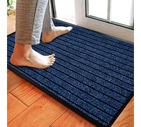 Householdfurnishing Non Slip Rubber Backed Runner Door Floor Mat Rug Indoor Outdoor Grey Brown Red (Blue, 80 x 150)