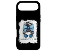 Housekeeper Life Messy Bun And Getting Stuff Done Cleaning Case for iPhone Air