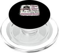 Housekeeper Life Messy Bun And Getting Stuff Done Cleaning PopSockets PopGrip for MagSafe