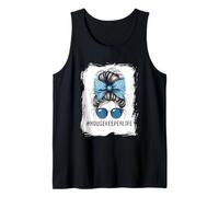 Housekeeper Life Messy Bun and Getting Stuff Done Cleaning Tank Top