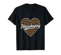 Housekeeping - Funny Leopard Heart Animal T-Shirt