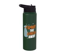 Housekeeping House Keeper Uniforms Unicorn Housekeeper Stainless Steel Insulated Water Bottle
