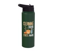 Housekeeping House Keeper Uniforms Unicorn Housekeeper Stainless Steel Insulated Water Bottle