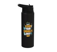 Housekeeping House Keeper Uniforms Unicorn Housekeeper Stainless Steel Insulated Water Bottle