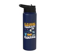 Housekeeping House Keeper Uniforms Unicorn Housekeeper Stainless Steel Insulated Water Bottle