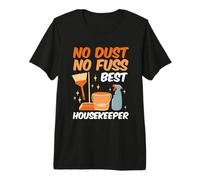 Housekeeping House Keeper Uniforms US Flag Housekeeper Premium T-Shirt