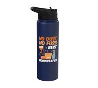 Housekeeping House Keeper Uniforms US Flag Housekeeper Stainless Steel Insulated Water Bottle