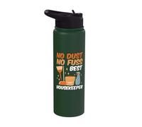 Housekeeping House Keeper Uniforms US Flag Housekeeper Stainless Steel Insulated Water Bottle