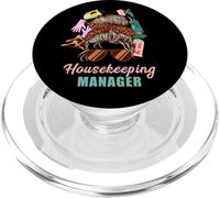 Housekeeping Manager Home Cleaning Hotel Housemaid Housework PopSockets PopGrip for MagSafe
