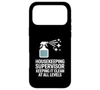 Housekeeping Supervisor Keeping It Clean At All Levels Case for iPhone 17 Pro Max