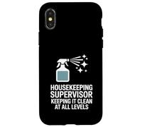Housekeeping Supervisor Keeping It Clean At All Levels Case for iPhone X/XS
