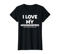 Housekeeping Supervisor Value Graphic T-Shirt, Women, Black, S