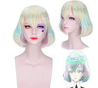 Houseki No Kuni Diamond Synthetic Hair Cosplay Wig Bobo Short Wig Heat Resistance Fiber PL-152