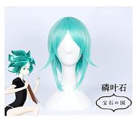 Houseki No Kuni Land Of The Lustrous Phosphophyllite Cosplay Wig Short Hair 2 Versions Synthetic Hair Cosplay Wig +Free Wig Cap A