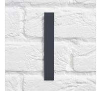 Housenumbers Limited Anthracite Grey House Numbers - Powder Coated Stainless Steel - 1 - Masonry Fixing