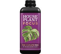 Houseplant Focus Concentrated Liquid Fertiliser, 1 Litre - Growth Technology Fertiliser for Indoor Plants - Professional Grade House Plant Food Concentrate with Kelp Seaweed Extract - Makes 200L