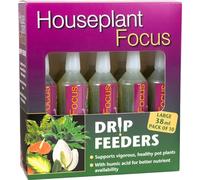 Houseplant Focus Drip Feeders 38ml - 10 box - Ready To Use - Slow Release Fertiliser for Heathier Houseplants
