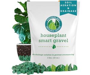 Houseplant Smart Gravel - Eco-Friendly Drainage Rocks for Potted Plants | Enhances Soil Aeration & Prevents Root Rot | Overwatering Solution | Sustainably Made from Recycled Ocean Plastics (32 oz)