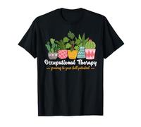 Houseplants Pediatric Occupational Therapist OT Therapy T-Shirt