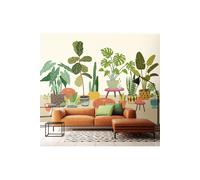 Houseplants Pots Wall Mural Origin Murals Natural W300cm x H240cm