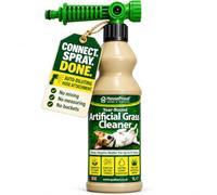 Houseproud Artificial Grass Cleaner for Dogs, 1L with Hose Attachment | Live bacteria digest pet waste & destroy urine odour at the source, working up to 72 hrs. Hose sprayer covers up to 400m2