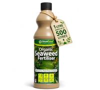 HouseProud Organic Seaweed Fertiliser, Plant Food & Lawn Feed 1L Makes 500L | Stronger roots, bigger yields, greener growth - natural seaweed biostimulant that boosts rooting, flowering and fruiting