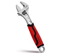 HOUSERAN 210mm Adjustable Wrench, Wide Jaw Crescent Wrench with Max Opening 1-1/4", CR-V Steel Adjustable Wrench with Non-Slip Grip, Thin Profile for Plumbing, Automotive, DIY, Home Repair, Garage