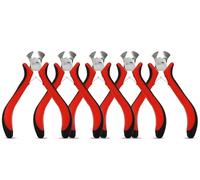 HOUSERAN 5-Piece 4 Inch End Cutting Pliers, Flush Cut Pliers Tools
