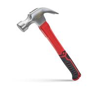 HOUSERAN 500g (16oz) Claw Hammer, Heavy Duty Hammer with Straight Rip Claw | Soft Grip Handle, Smooth Face Big Hammer for Carpentry, Framing, Nail Removal, Home Renovation, Construction, Woodworking